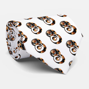 Basketballers nummer acht met basketballen, stropdas