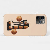 Basketballers nummer één met basketballen, Case-Mate iPhone case (Achterkant (horizontaal))