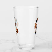 Basketballers nummer één met basketballen, glas (Links)