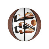 Basketballers nummer veertien Afbeelding Logo, Basketbal (Verticaal)