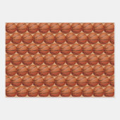 Basketballetjes Ontwerppakketten voor sport Inpakpapier Vel (Voorkant 3)