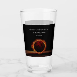 Basketballiefhebber Bachelor / Verjaardagsfeestje  Glas