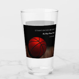 Basketballiefhebber Bachelor / Verjaardagsfeestje  Glas