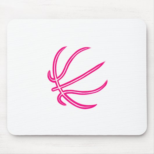 Basketballiefhebber Basketbal Muismat (Voorkant)