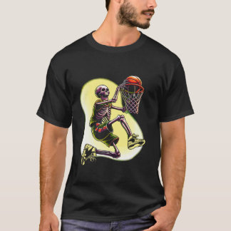 Basketballiefhebber Halloween Basketball T Shirt