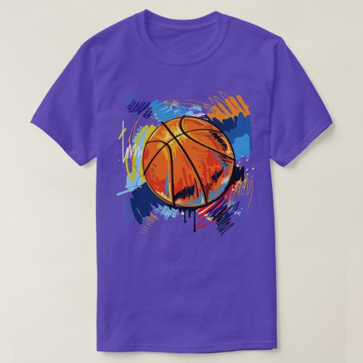 Basketballiefhebbers 1 t-shirt (Design voorkant)