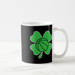 Basketballiefhebbers bedekken St Patricks Day Kind Koffiemok