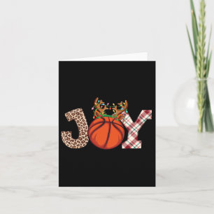Basketballiefhebbers Kerstbal Jongens Mannen Xmas  Kaart