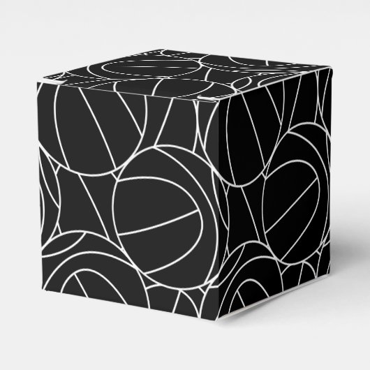 Basketballijnen Bedankdoosjes (Voorkant Zijde)