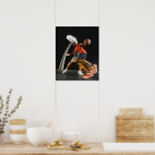 Basketballspelers 2 poster (Keuken)