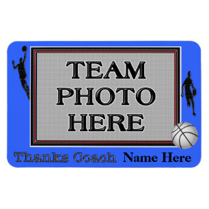 Basketbalmagneten Dank je Coach Gifts Magneet