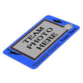 Basketbalmagneten Dank u Coach Gifts Magneet (Linkerzijde)