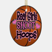 basketbalmeisje keramisch ornament (Rechts)