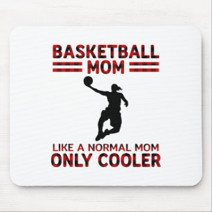 Basketbalmoeder als een normale moeder, alleen koe muismat