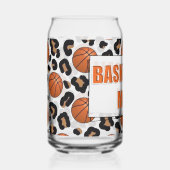 Basketbalmoeder Blikvorm Glas (Voorkant)