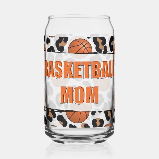 Basketbalmoeder Blikvorm Glas (Links)