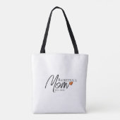 Basketbalmoeder Gevestigd Cadeau Tote Bag (Achterkant)