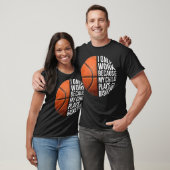 Basketbalmoeder Ik Werk Omdat Mijn Kind Speelt T-shirt (Unisex)