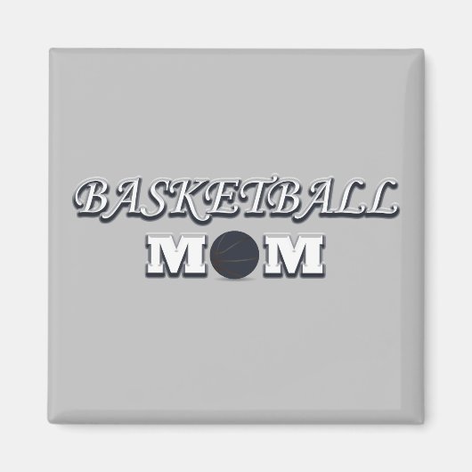 basketbalmoeder magneet (Voorkant)