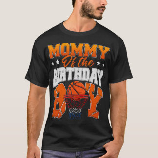 Basketbalmoeder van de vergebortejongen-familie t-shirt