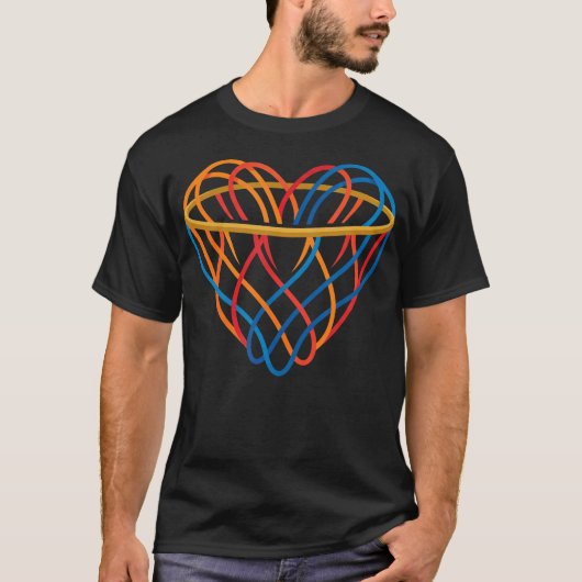 Basketbalnet T-shirt (Voorkant)
