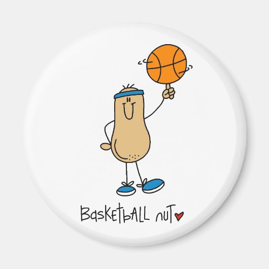 Basketbalnoot Magneet (Voorkant)