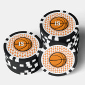 basketbalnummer pokerchips (Opstapeling)