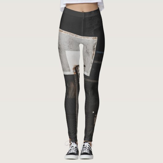  Basketbalontwerp Leggings (Voorkant)