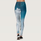  Basketbalontwerp Leggings (Achterkant)