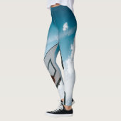  Basketbalontwerp Leggings (Links)