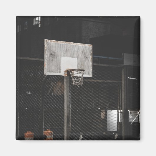 Basketbalontwerp Magneet (Voorkant)