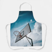 Basketbalontwerp Schort (Voorkant)