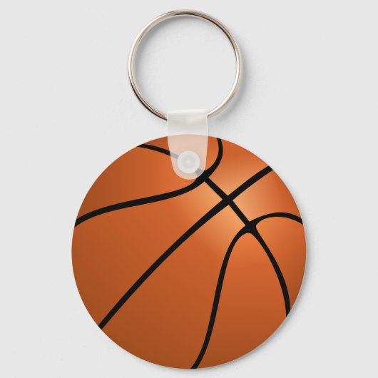 Basketbalontwerp Sleutelhanger (Voorkant)