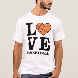 Basketbalontwerp T-shirt