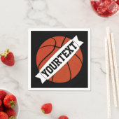 Basketbalpartij de Naam van het Douaneteam of Teks Servet (Insitu)