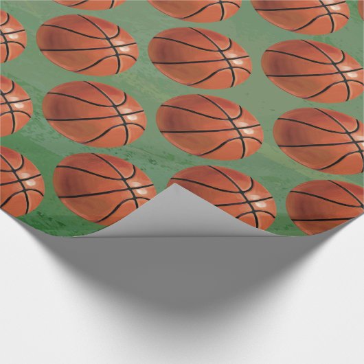 Basketbalpatroon Cadeaupapier (Hoek)