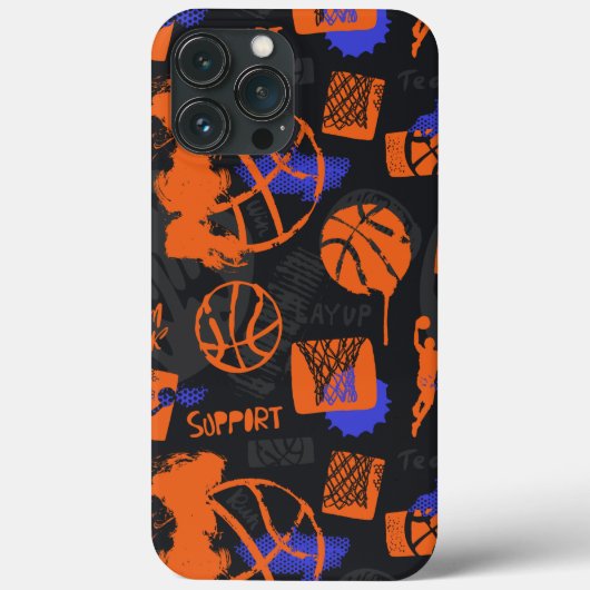 Basketbalpatroon Case-Mate iPhone Case (Achterkant)