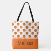 Basketbalpatroon | Gepersonaliseerd Tote Bag (Voorkant)