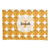 Basketbalpatroon Gepersonaliseerd Uniek Kinder Sin Kussensloop (Voorkant)