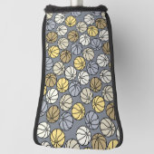 Basketbalpatroon Grijze Tanktop Golfheadcover (Draai 90)