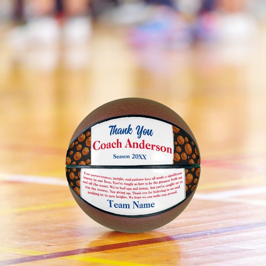 Basketbalpatroon Inspirerende Dank Je Coach Basketbal
