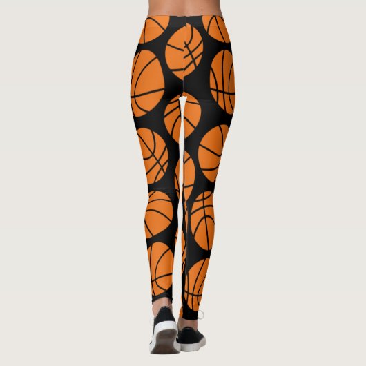 Basketbalpatroon Leggings (Achterkant)