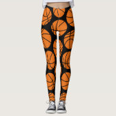 Basketbalpatroon Leggings (Voorkant)