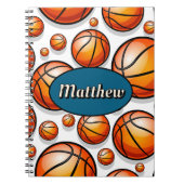 Basketbalpatroonnaam notitieboek (Voorkant)