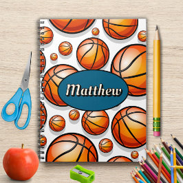 Basketbalpatroonnaam notitieboek