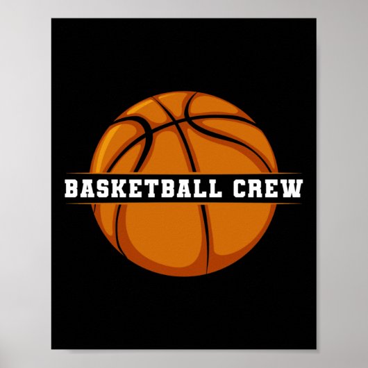 basketbalploeg poster (Voorkant)