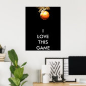 Basketbalposter - Panoramische basketbalposters Poster (Thuiskantoor)