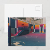 Basketbalring Briefkaart (Voorkant / Achterkant)