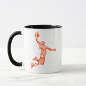 Basketbalringen Symbool Mok (Links)