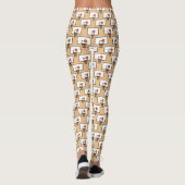 Basketbalringpatroon Leggings (Achterkant)